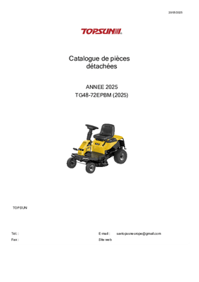Herbes et entretien - Tondeuse autoportée à batterie - Tondeuse autoportée à batterie RIDER TG 48/72 EBPM