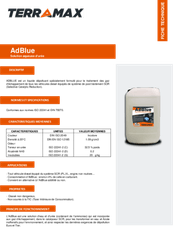 Carburant et transfert - Additifs - AdBlue 25L