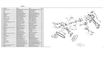 Bois - Tronçonneuses électriques - Scie de jardin à batterie TG15 BL21