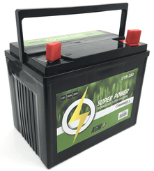 Equipement tondeuse - Batteries - Batterie tondeuse AGM 28AH / 280A 12V +D