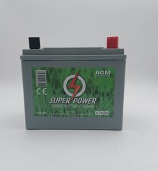 Equipement tondeuse - Batteries - Batterie tondeuse AGM 28AH / 280A 12V +D