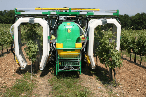 Pulvérisation - Pulvérisateurs vigne - Pulvérisateur porté ou trainé PULPANO ET TURBIPANO panneaux récupérateurs