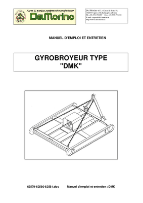 Herbes et entretien - 3 points entretien - Gyrobroyeur DMK 90