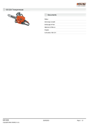 Bois - Tronçonneuses thermique - Tronçonneuse GS 520