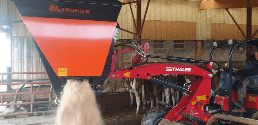 Manutention - Pince balle - Godet pailleur de logettes BEDDING MASTER