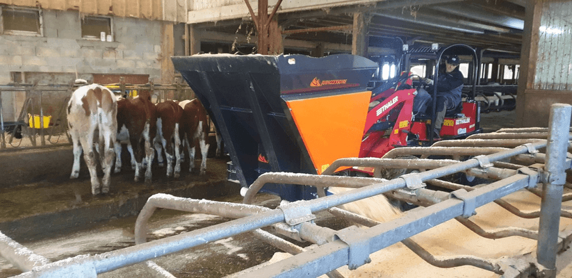 Manutention - Pince balle - Godet pailleur de logettes BEDDING MASTER