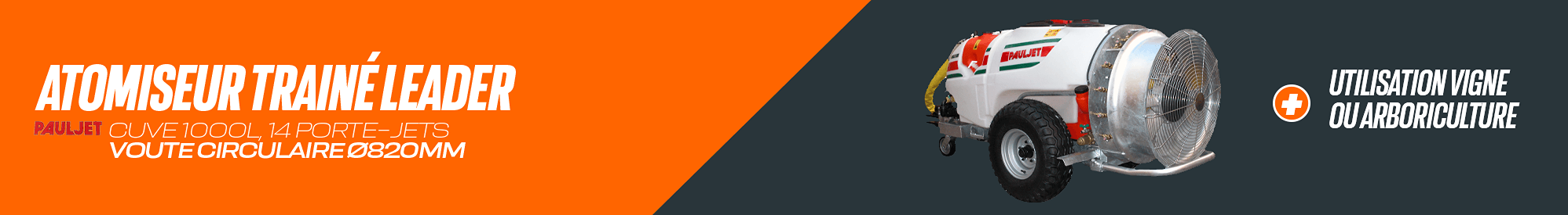 Atomiseur trainé